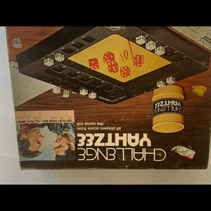 Vintage Challenge Yahtzee game.